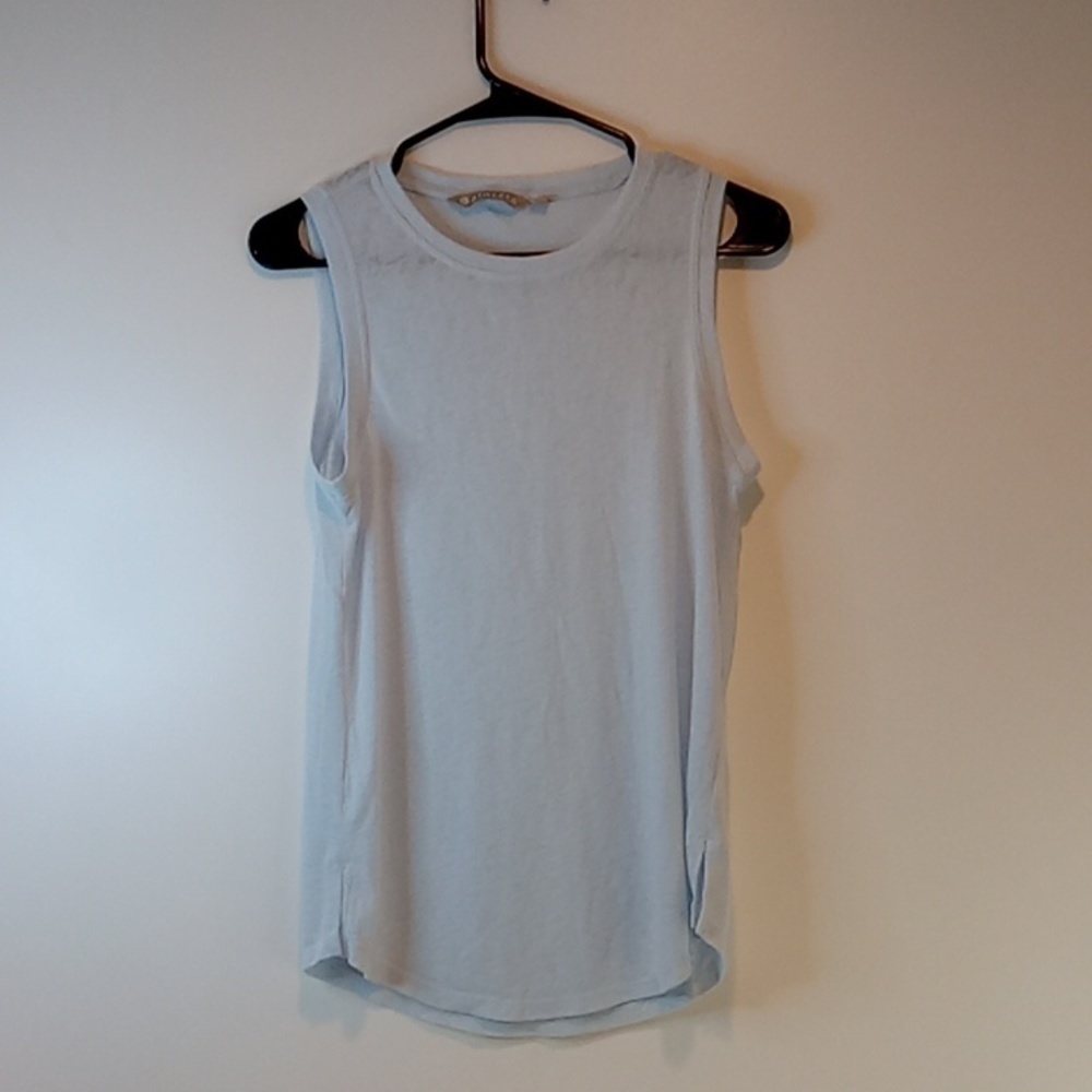 Athleta Tank Top Baby Blue Thin Lightweight Running Women's Size XS EUC NICE!